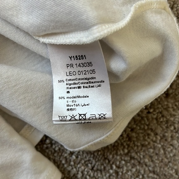 Carrement beau size 6/114 cm long sleeve shirt with ruffles-light ivory - Picture 3 of 4